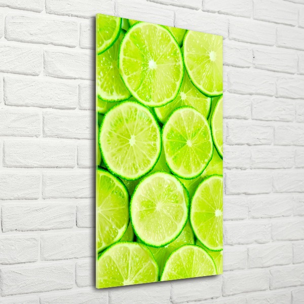 Acrylic glass print Lime