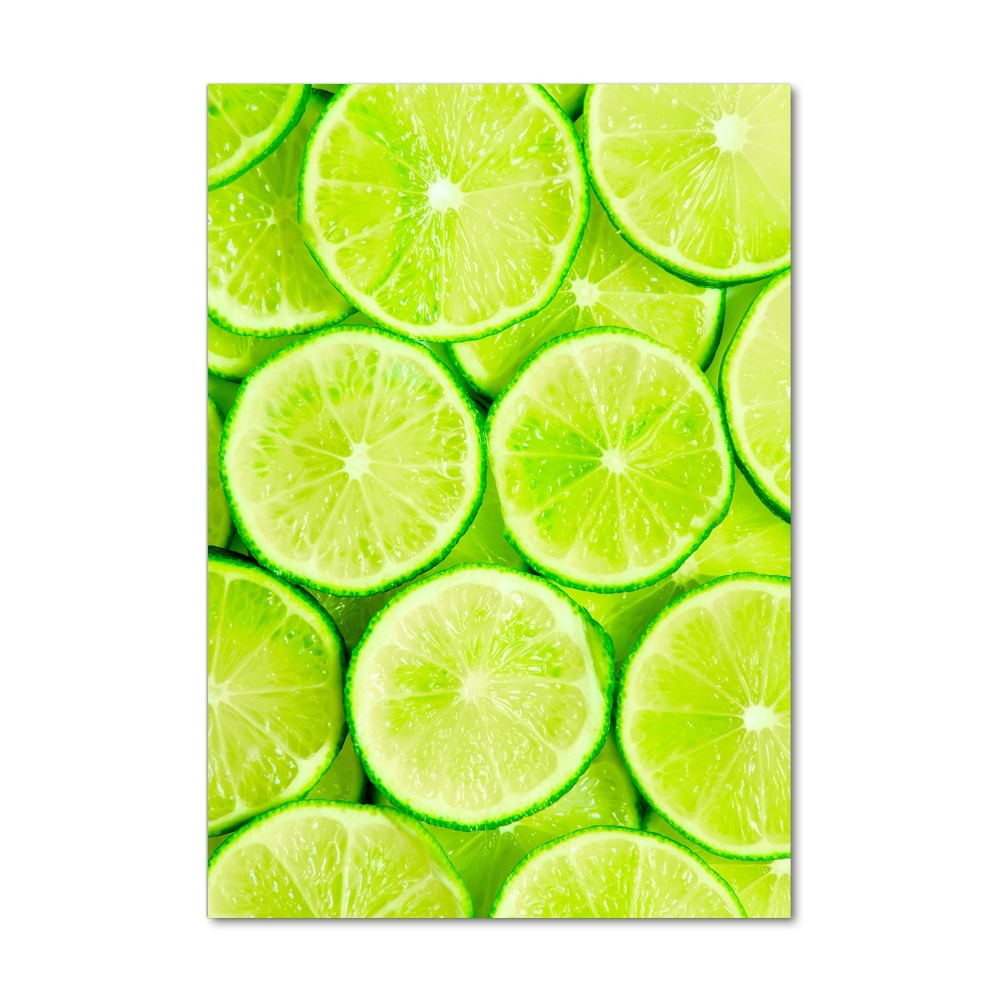 Acrylic glass print Lime