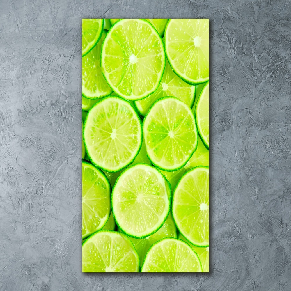 Acrylic glass print Lime