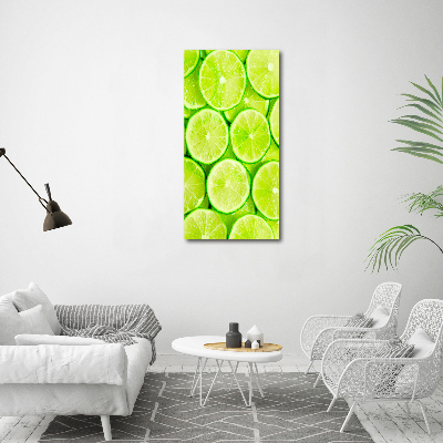 Acrylic glass print Lime