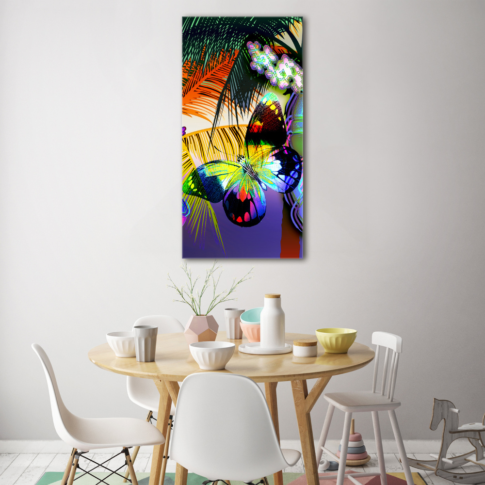 Print on acrylic Colorful flowers