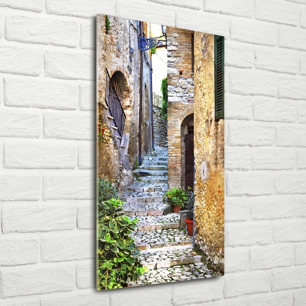 Print on acrylic Italian streets