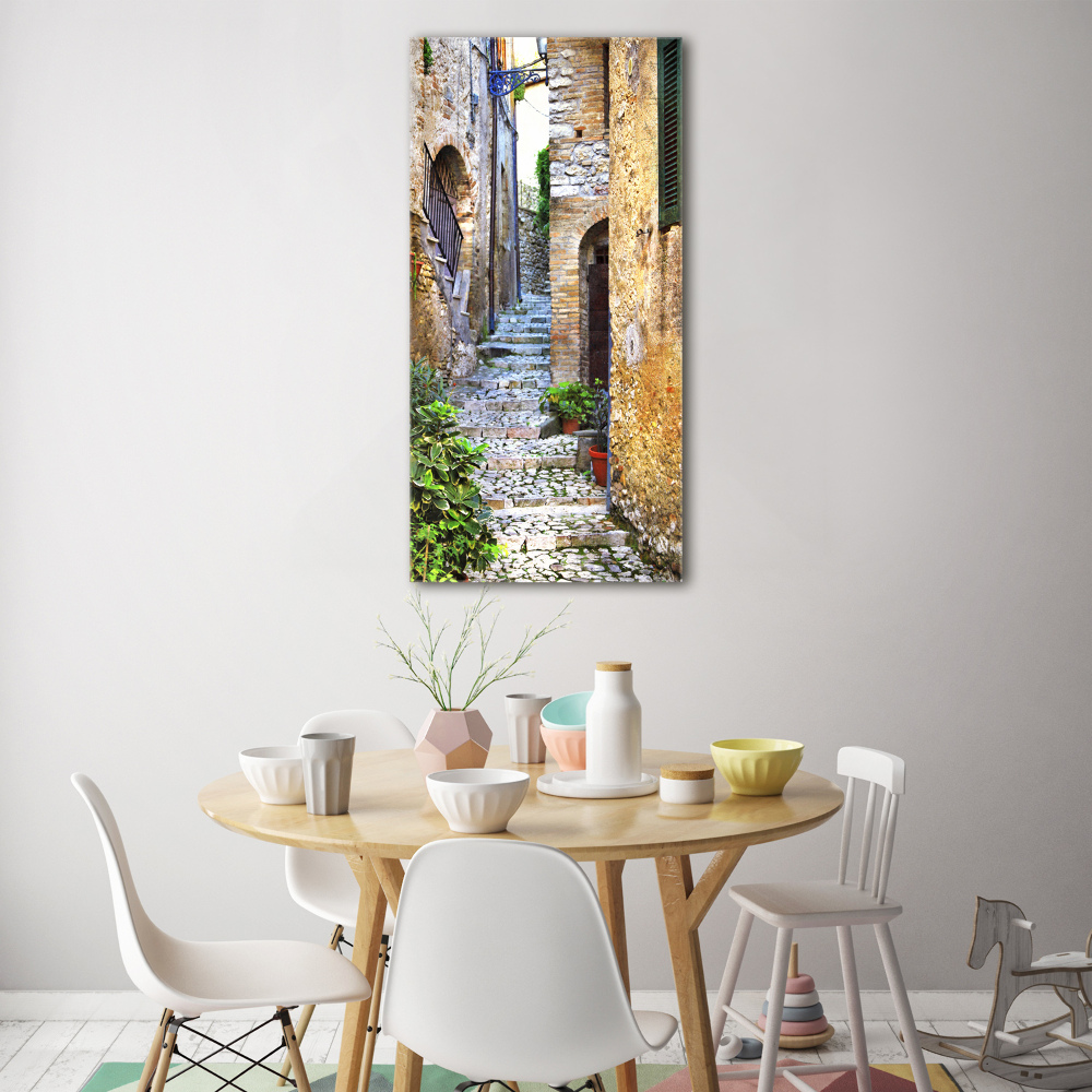 Print on acrylic Italian streets