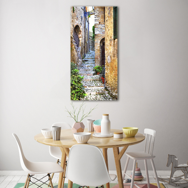 Print on acrylic Italian streets