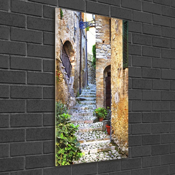 Print on acrylic Italian streets