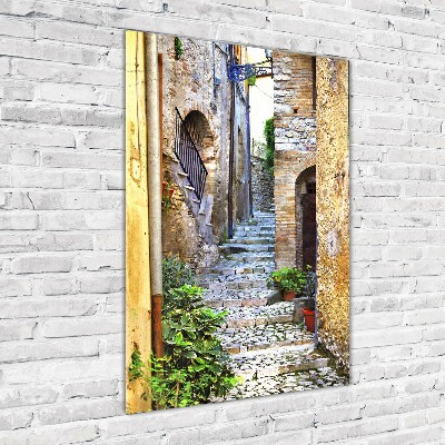 Print on acrylic Italian streets