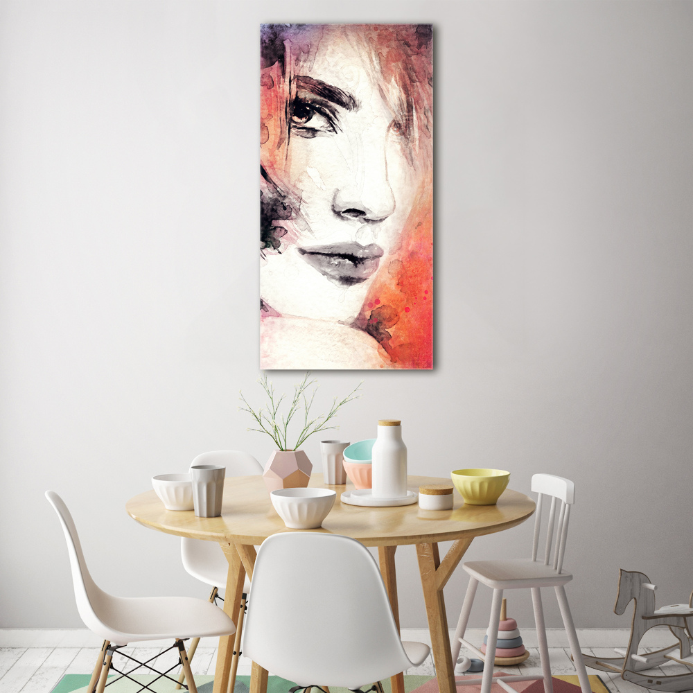 Print on acrylic glass Abstraction woman