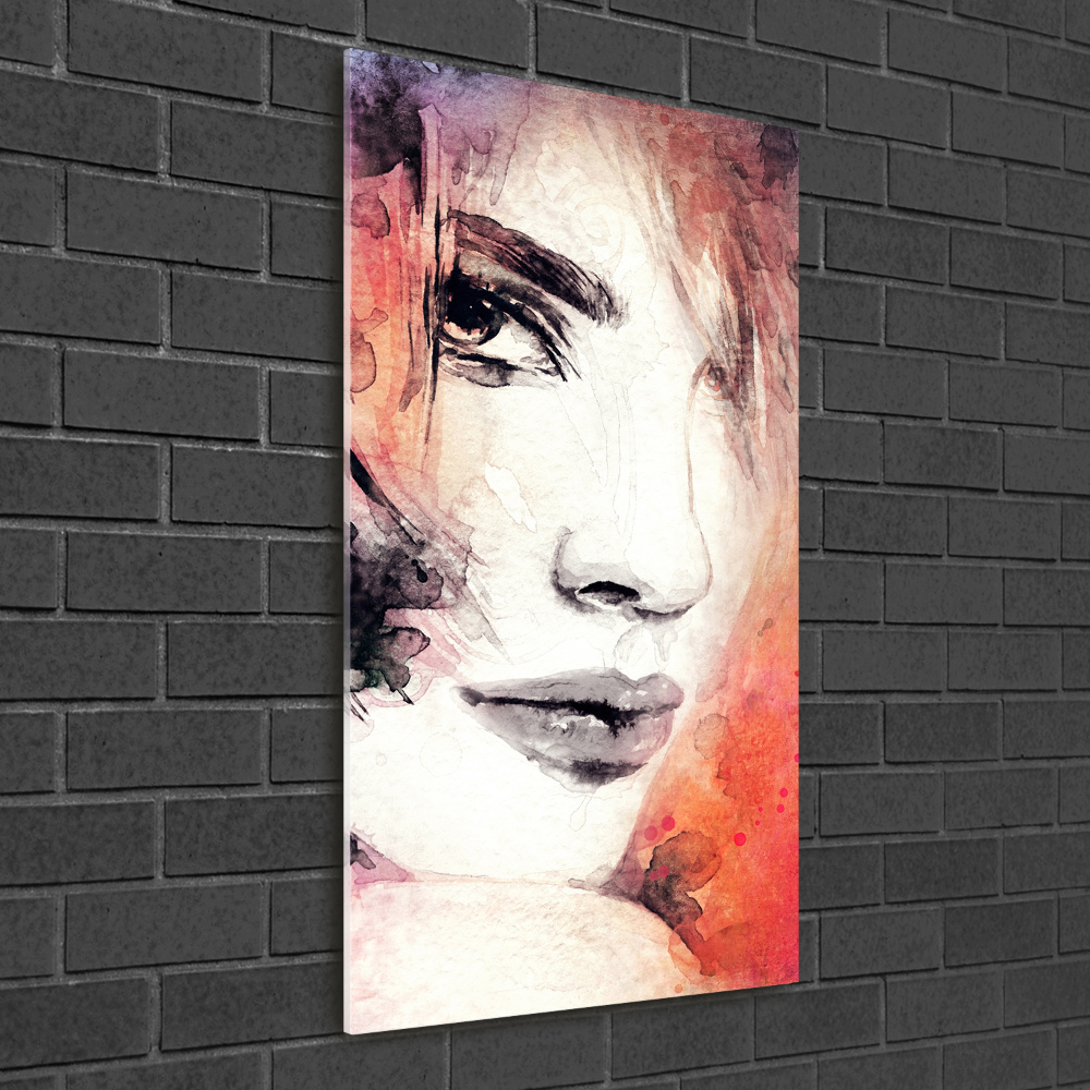 Print on acrylic glass Abstraction woman