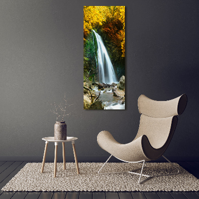 Acrylic wall art Waterfall in the forest