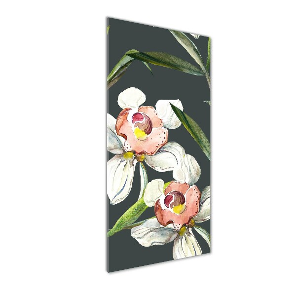 Print on acrylic Floral pattern