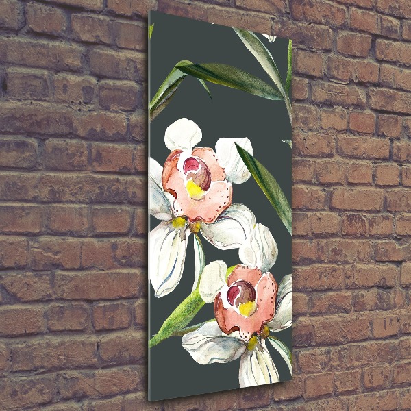 Print on acrylic Floral pattern