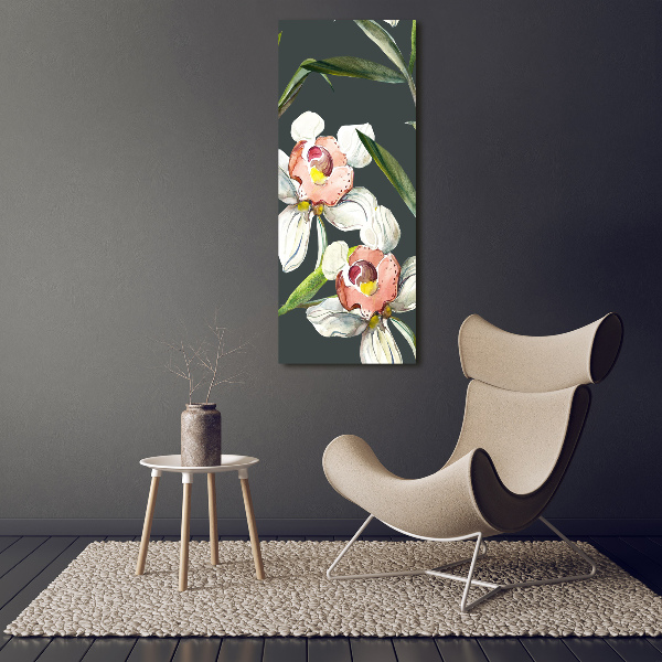 Print on acrylic Floral pattern