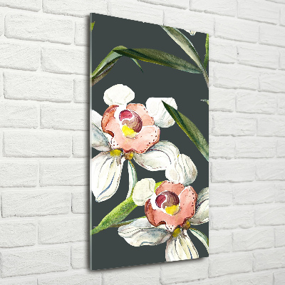 Print on acrylic Floral pattern