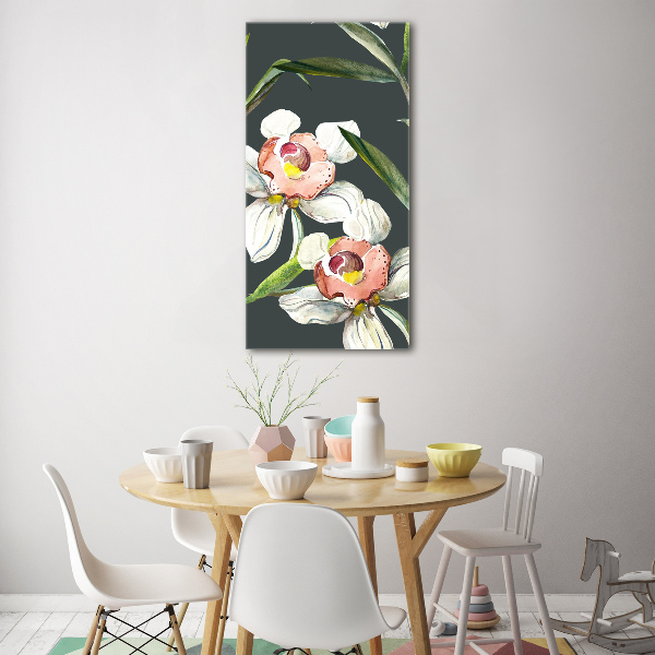 Print on acrylic Floral pattern