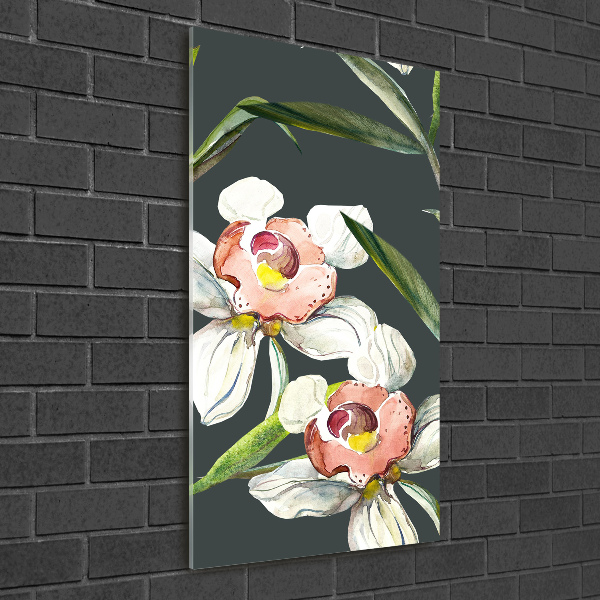 Print on acrylic Floral pattern