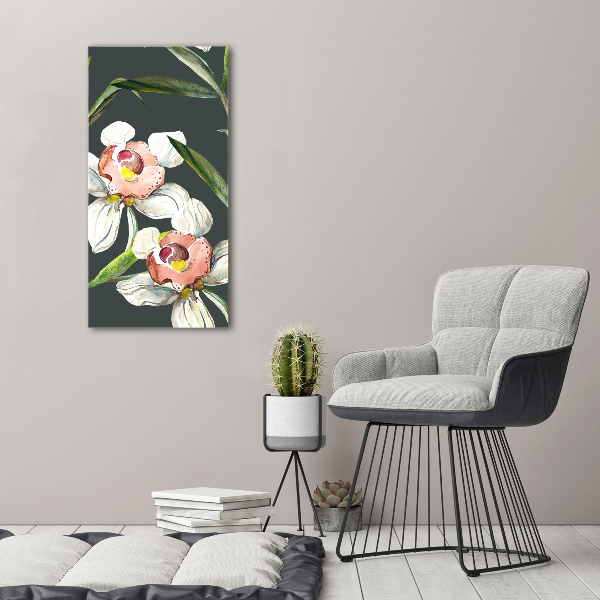 Print on acrylic Floral pattern