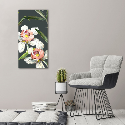 Print on acrylic Floral pattern