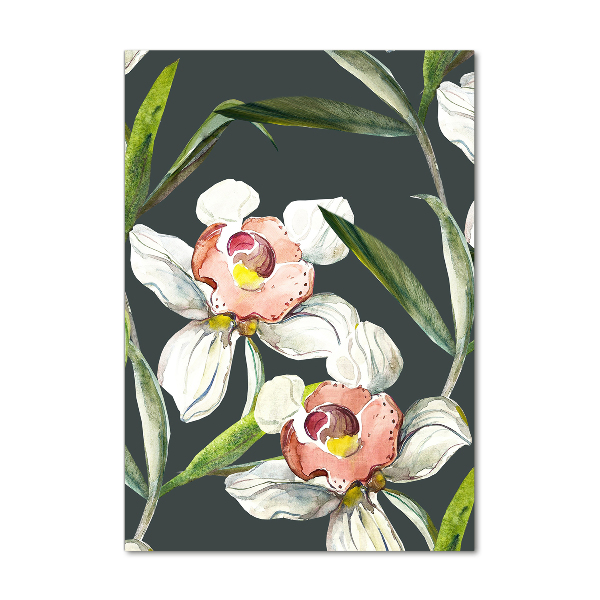 Print on acrylic Floral pattern