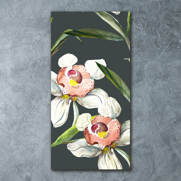 Print on acrylic Floral pattern