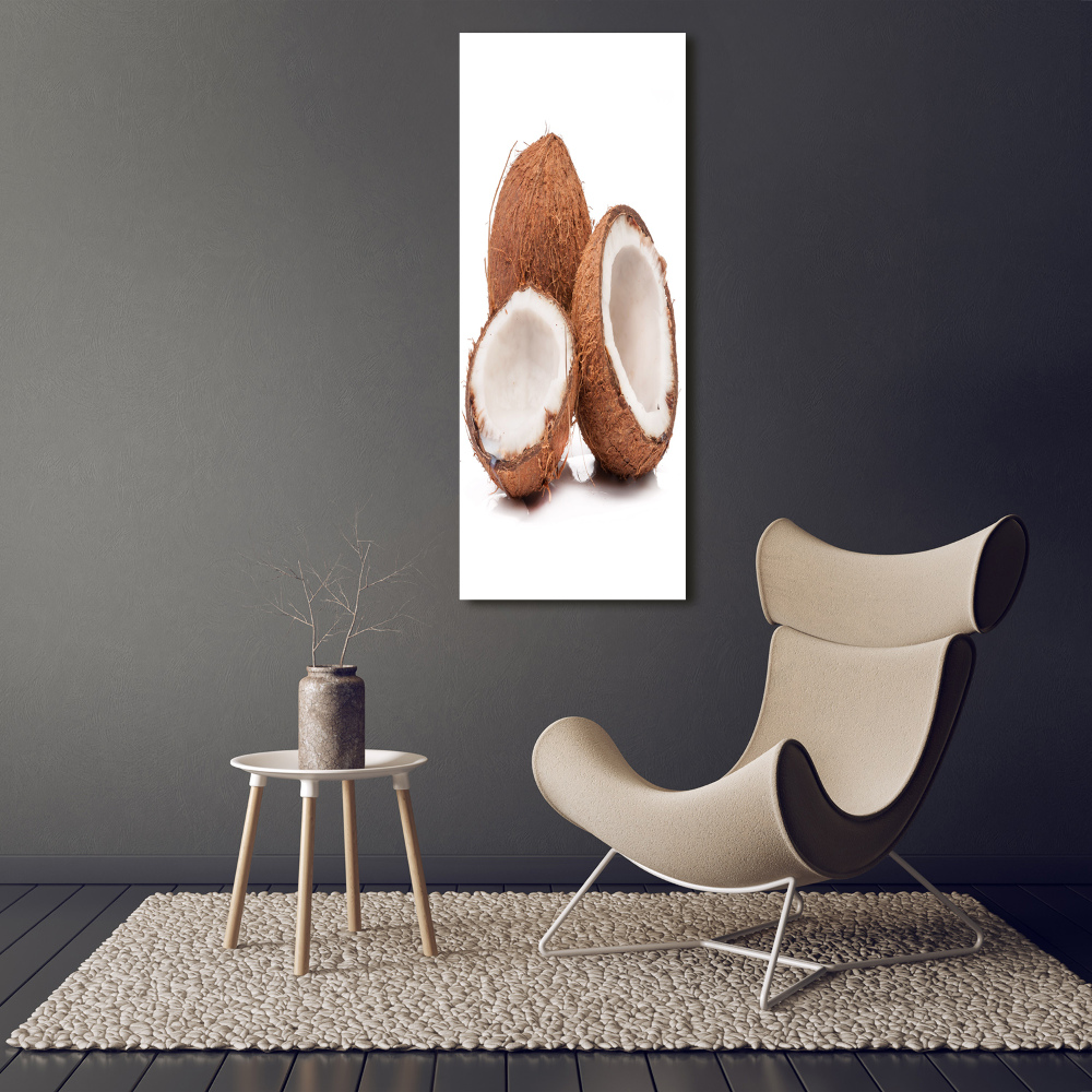 Acrylic glass print Coconut