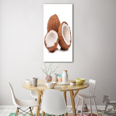 Acrylic glass print Coconut