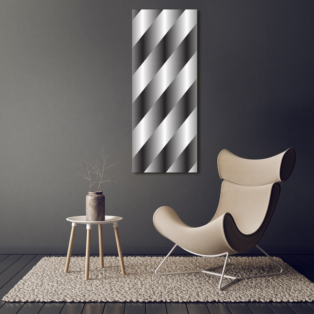 Print on acrylic glass Abstraction stripes