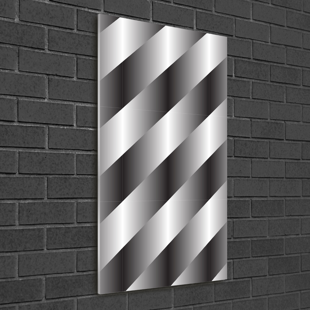 Print on acrylic glass Abstraction stripes