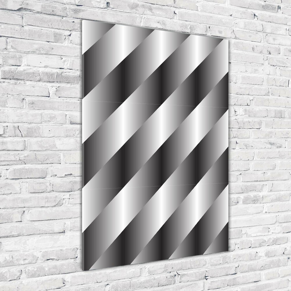 Print on acrylic glass Abstraction stripes