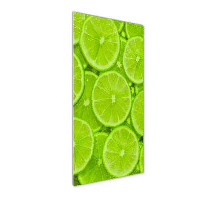 Acrylic glass print Lime