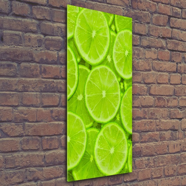 Acrylic glass print Lime