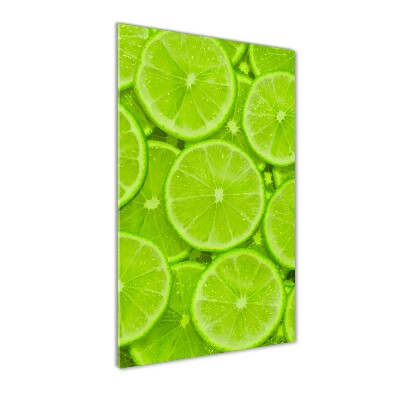 Acrylic glass print Lime