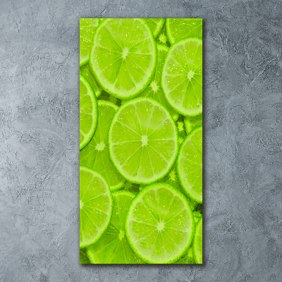 Acrylic glass print Lime