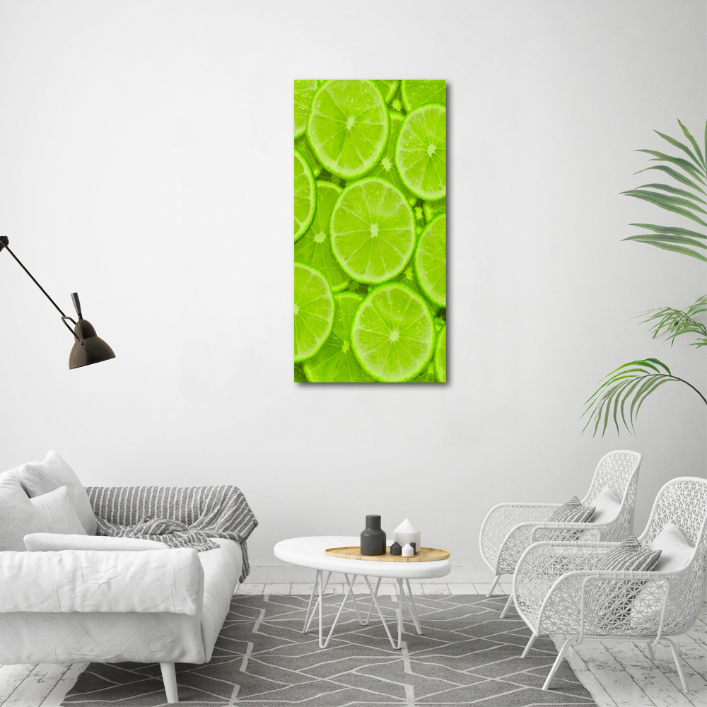 Acrylic glass print Lime