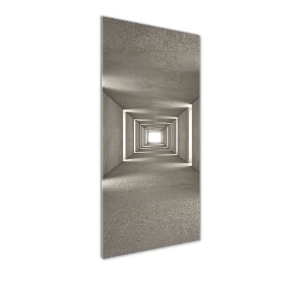 Acrylic glass print Concrete tunnel