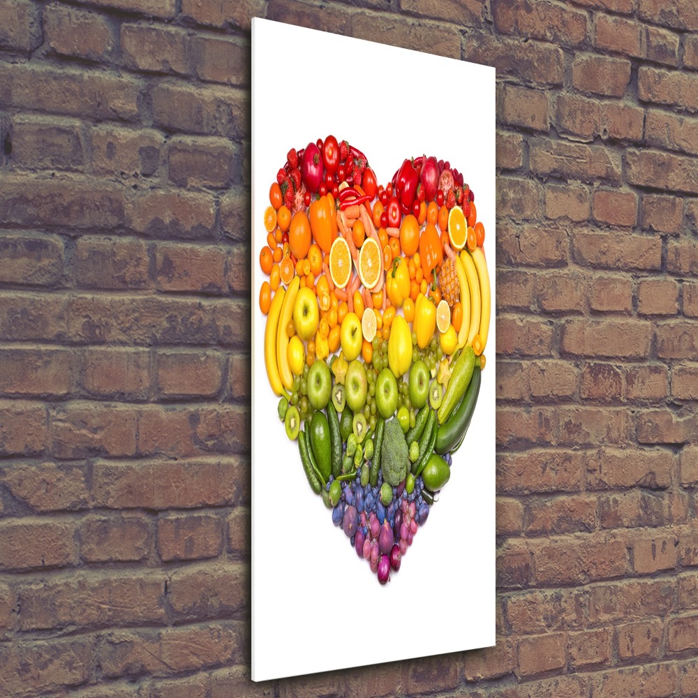 Print on acrylic Fruit heart