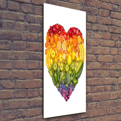 Print on acrylic Fruit heart