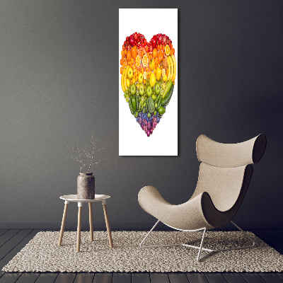 Print on acrylic Fruit heart