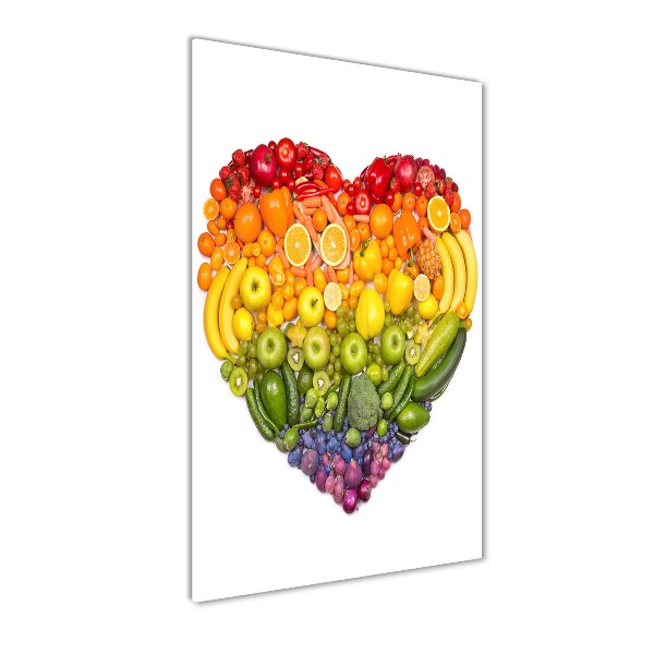 Print on acrylic Fruit heart