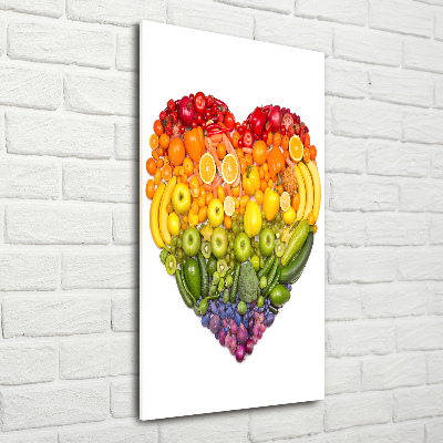 Print on acrylic Fruit heart