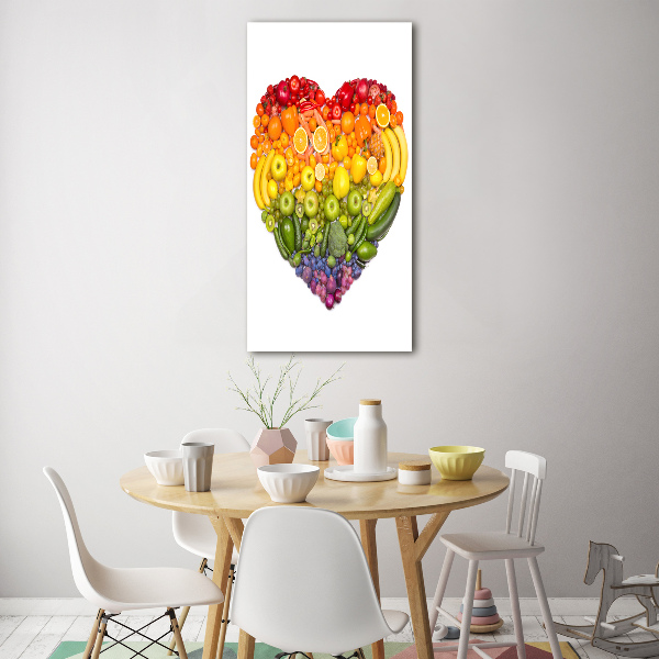 Print on acrylic Fruit heart