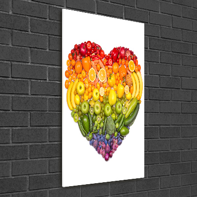 Print on acrylic Fruit heart