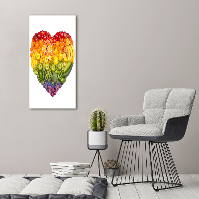 Print on acrylic Fruit heart