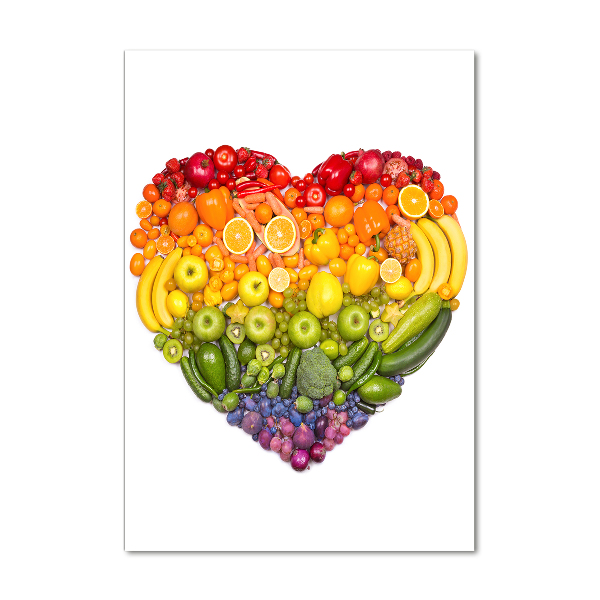 Print on acrylic Fruit heart