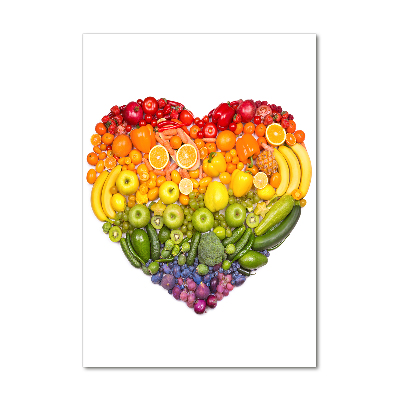 Print on acrylic Fruit heart