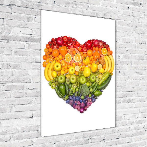 Print on acrylic Fruit heart