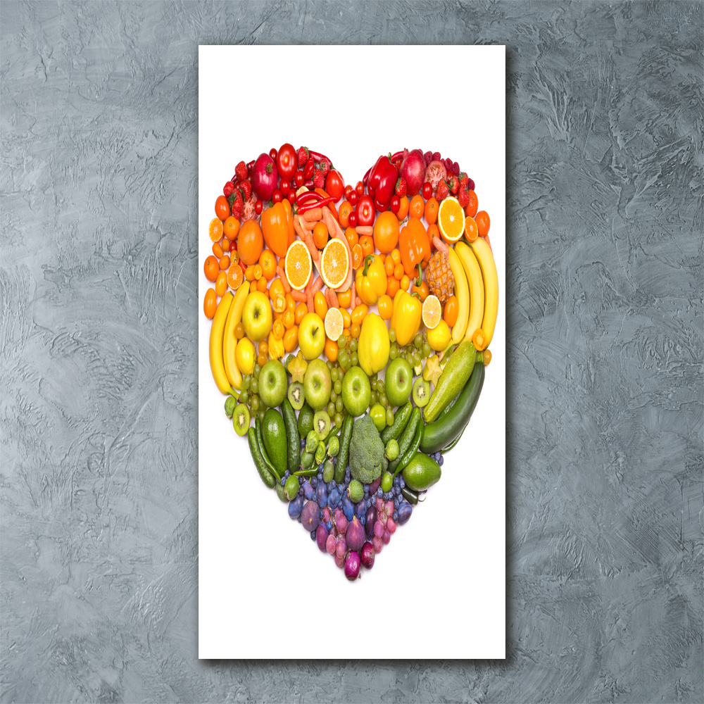 Print on acrylic Fruit heart