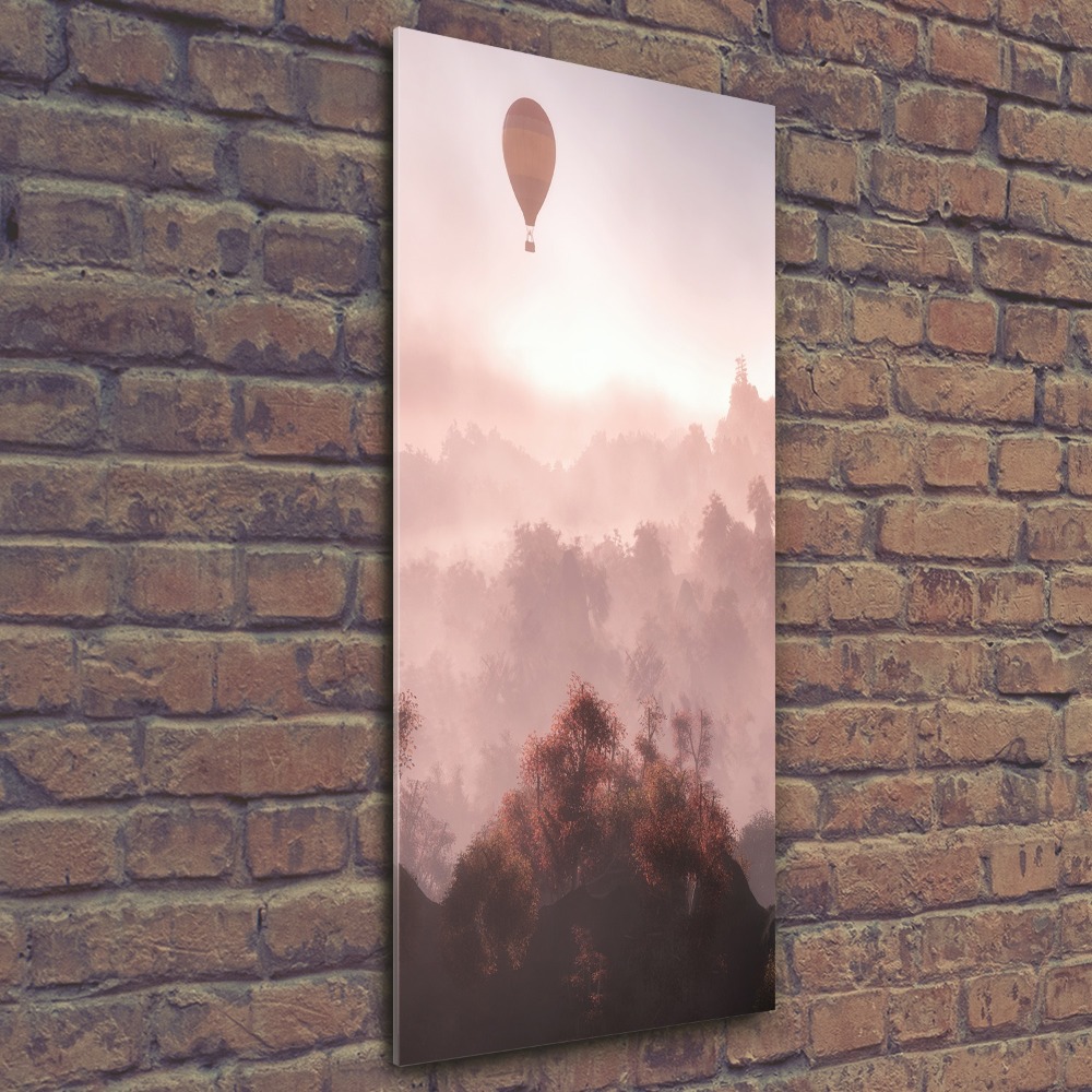 Wall art acrylic Flying forest balloon