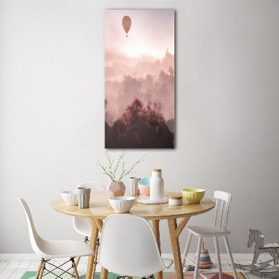 Wall art acrylic Flying forest balloon