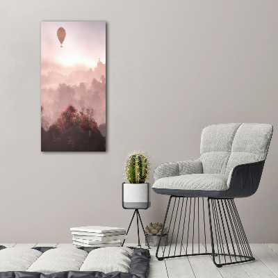 Wall art acrylic Flying forest balloon