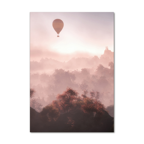 Wall art acrylic Flying forest balloon